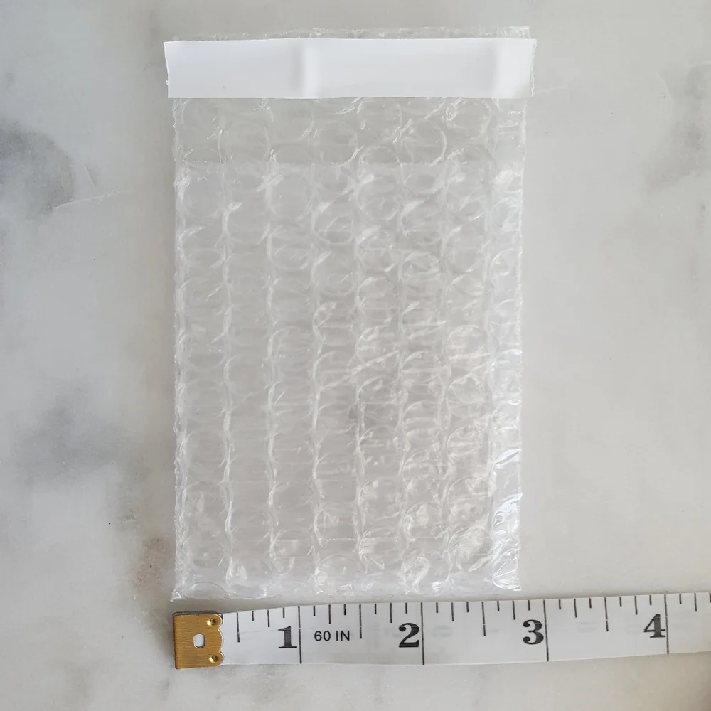 Clear bubble bags 80 pieces 2.5
